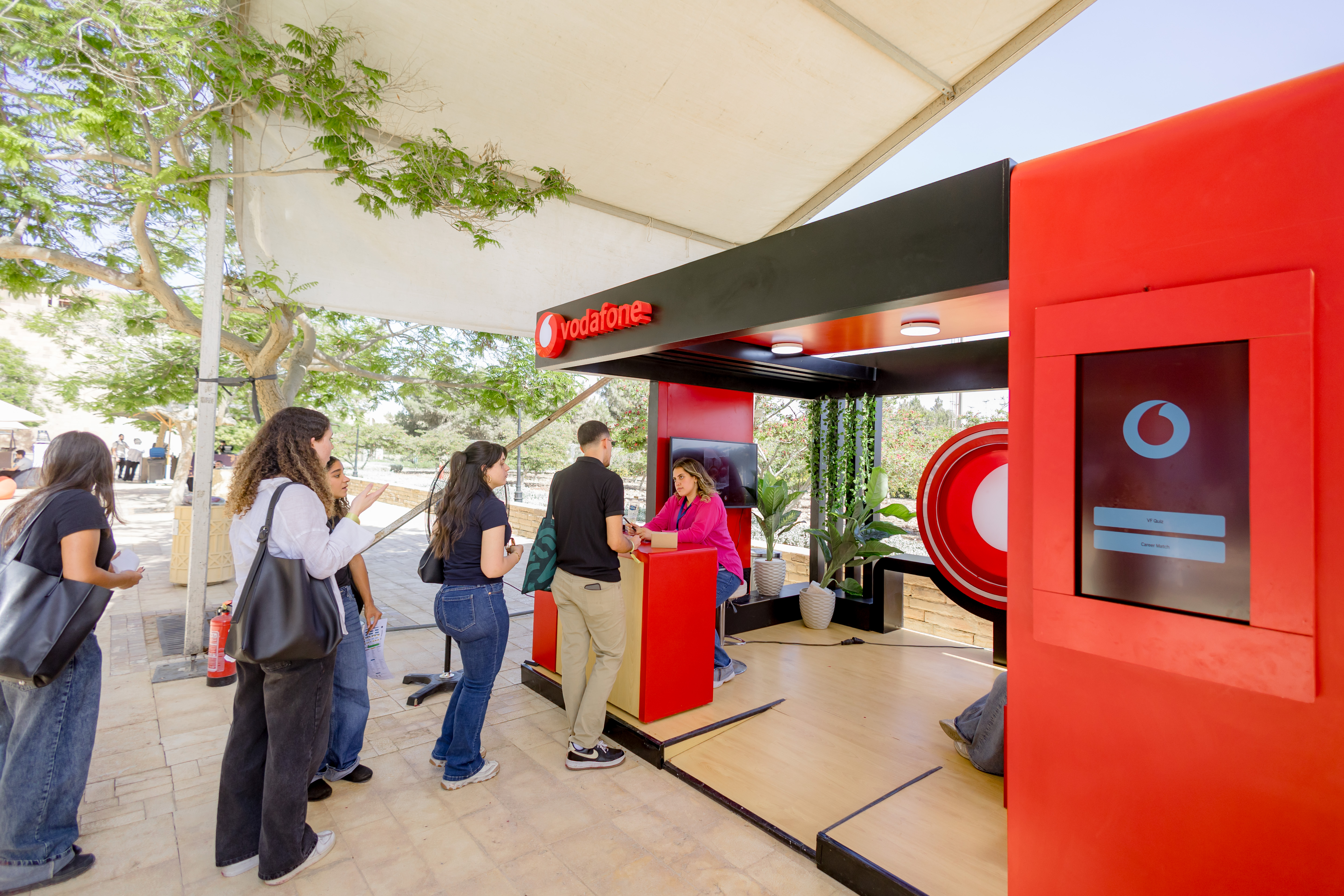 vodafone booth