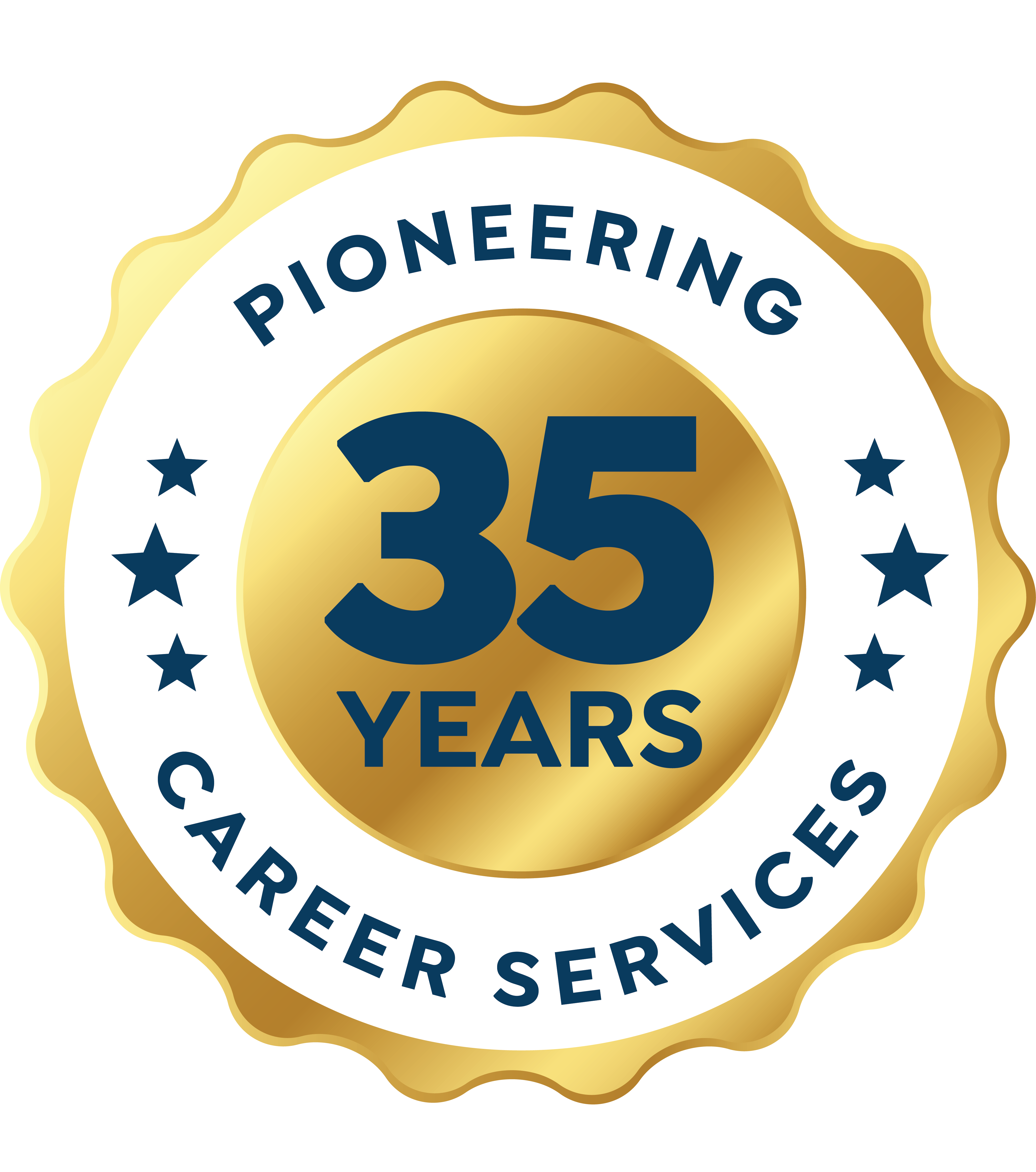 35 years logo
