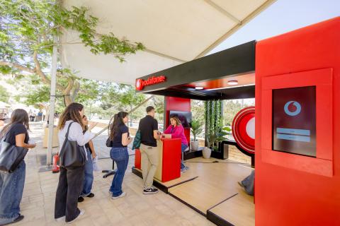 vodafone booth