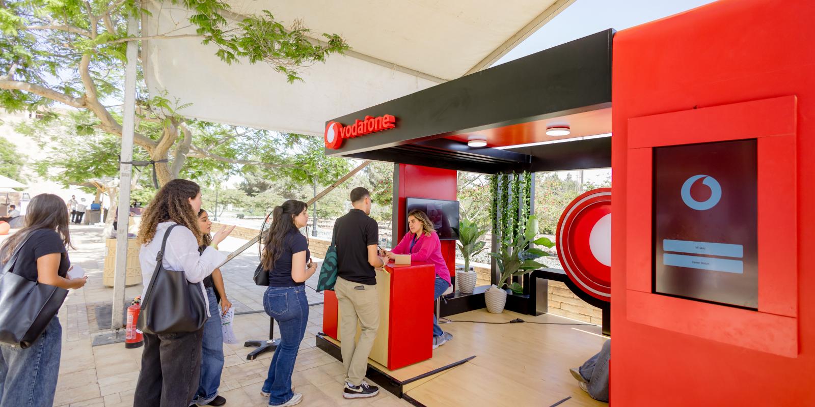 vodafone booth